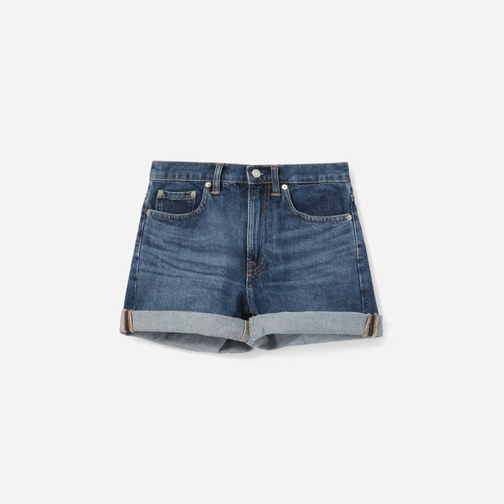 EUC Everlane Relaxed Denim Shorts - Medium Blue 28